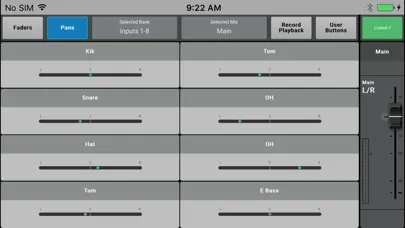 Capturas de pantalla de TouchMix-30 Control