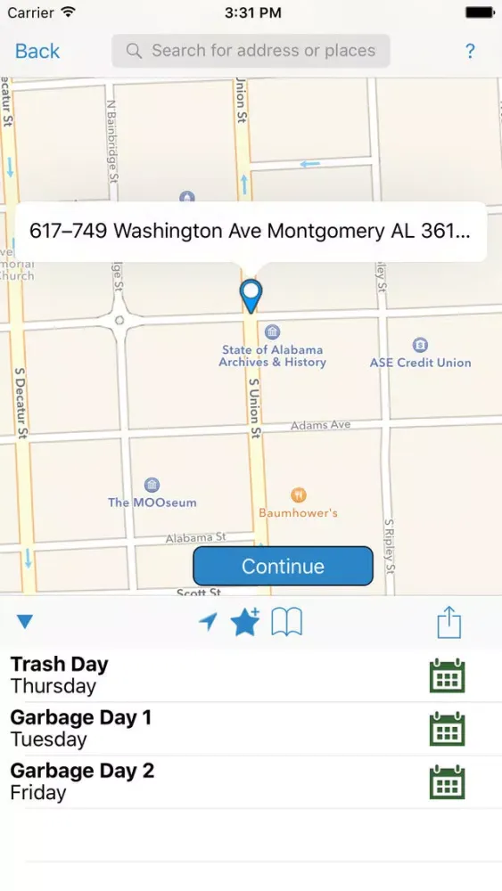 Ảnh chụp màn hình của Access Montgomery