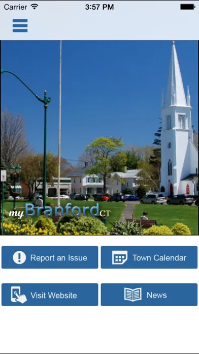 Capturas de tela do My Branford
