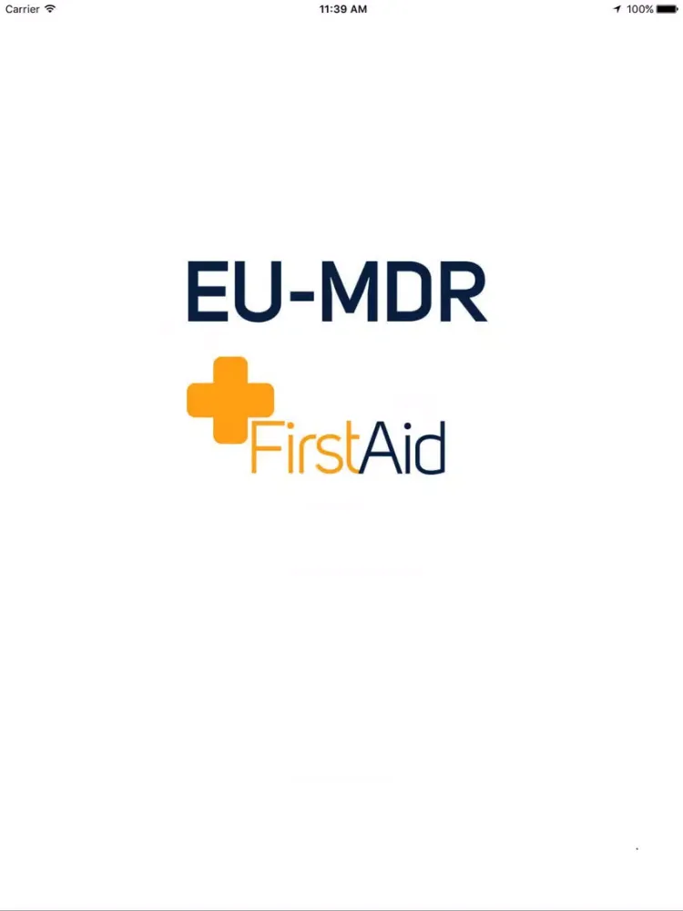 Qserve EU MDR First Aid iPad  स्क्रीनशॉट