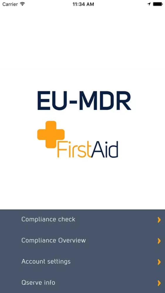 Qserve EU MDR First Aid स्क्रीनशॉट