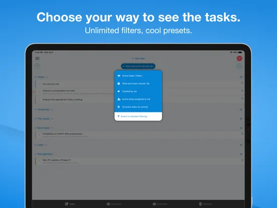 START BSS iPad  Screenshots