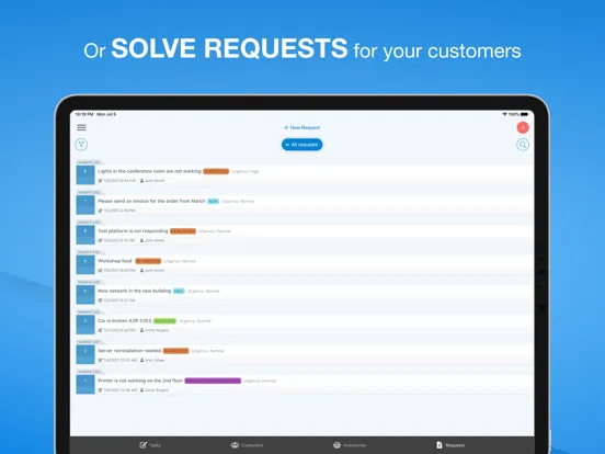START BSS iPad  Screenshots