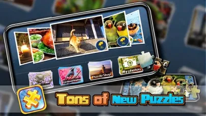 Tangkapan skrin Jigsaw puzzle game for adults