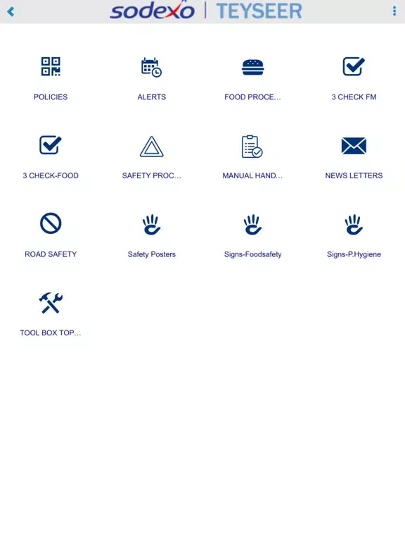 Q Sodexo iPad  स्क्रीनशॉट