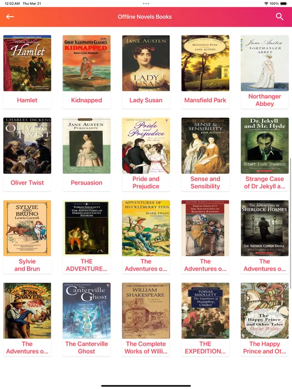 English Novel Books - Offline iPad  Ekran Görüntüleri