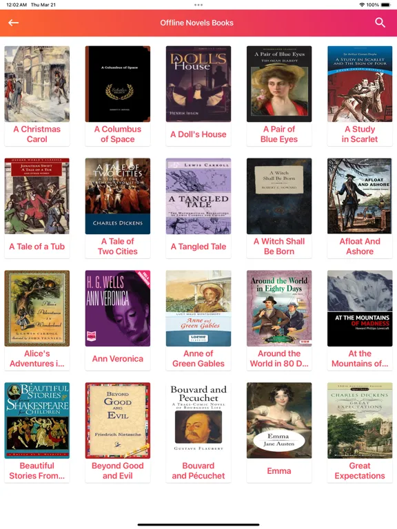 English Novel Books - Offline iPad  Ekran Görüntüleri