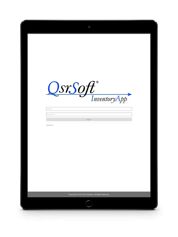 Capturas de tela do QSR Inventory iPad 