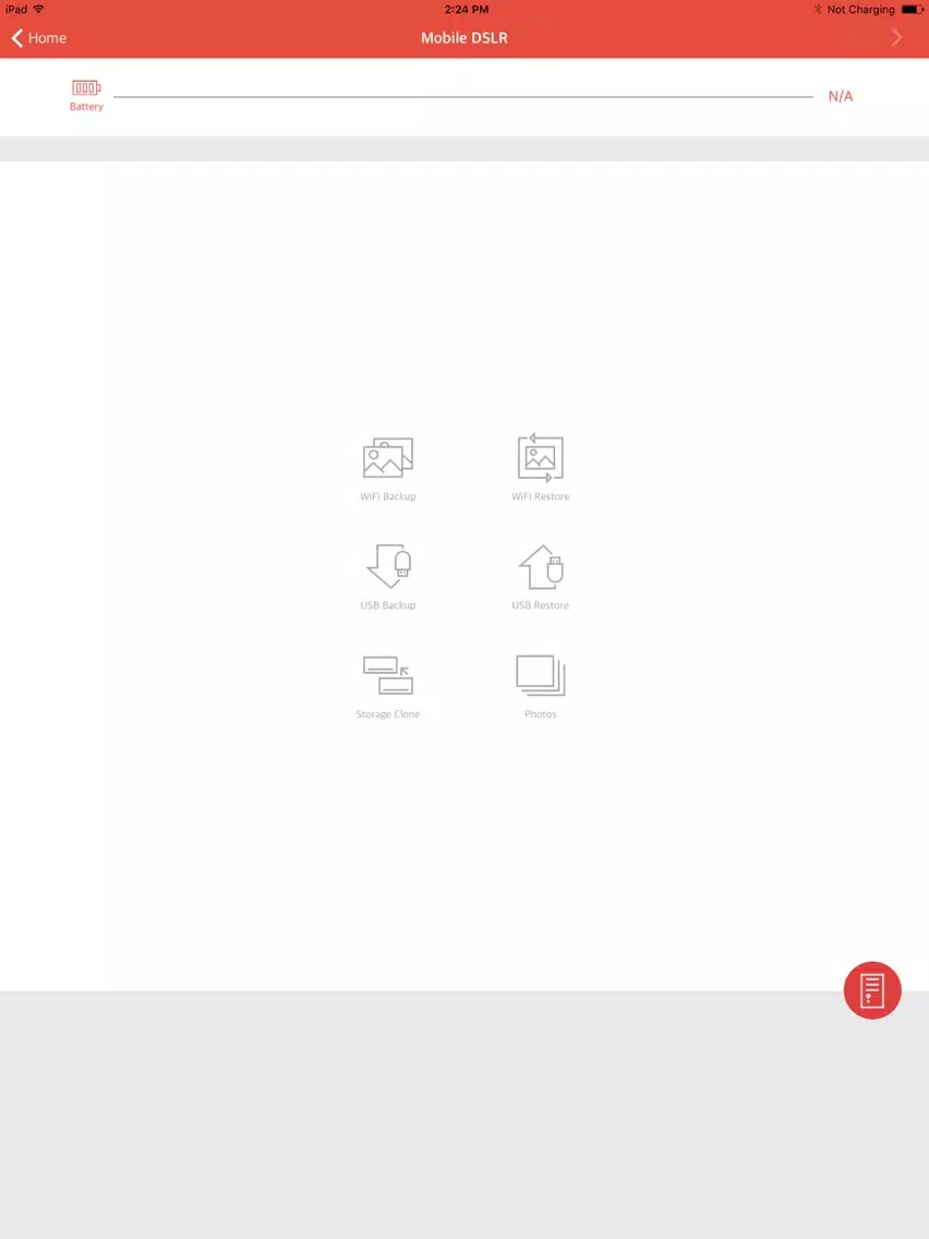 Tangkapan layar QShare Cloud iPad 