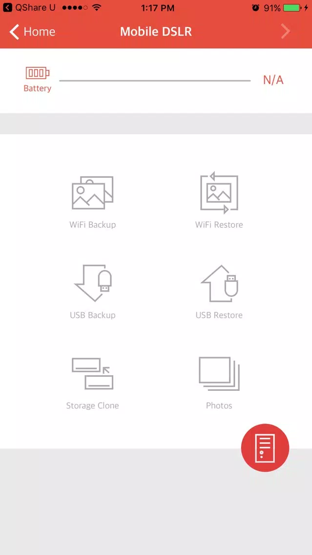 Tangkapan layar QShare Cloud