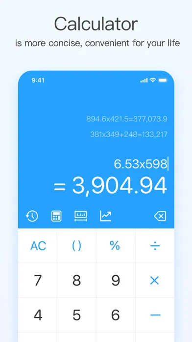 Tangkapan skrin Super Calculator - useful tool