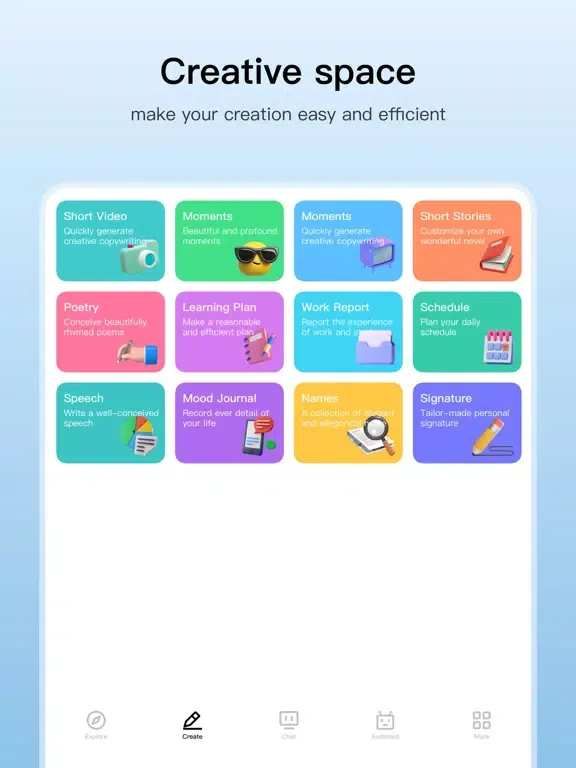 WeGPT - AI Assistant iPad 應用截圖