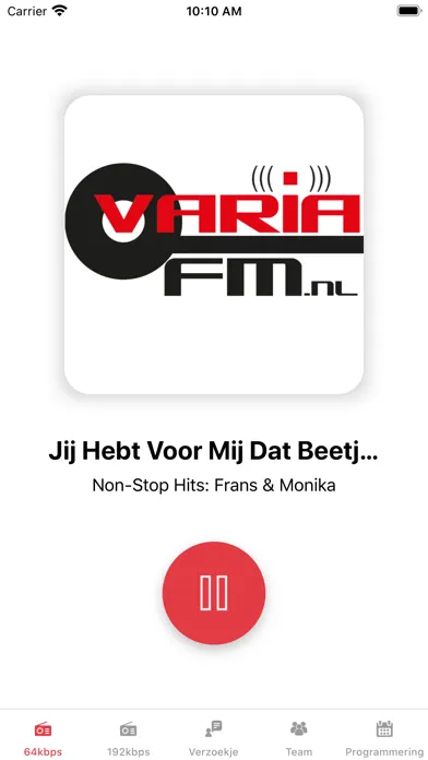 Capturas de tela do Varia FM