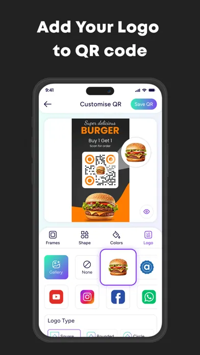 ภาพหน้าจอของ QRco: Scan & Generate QR Code
