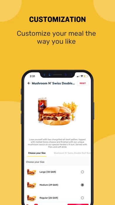 Hardee's Qatar スクリーンショット