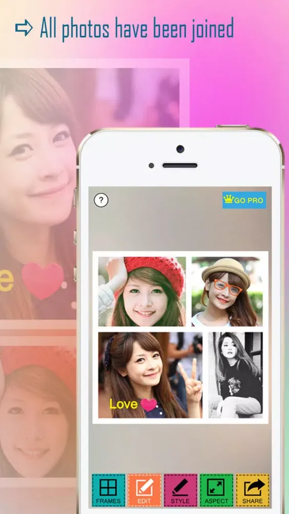 Frame Art - Pic Collage App سکرین شاٹس