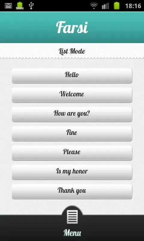 Greeting Fluency Aid Screenshots