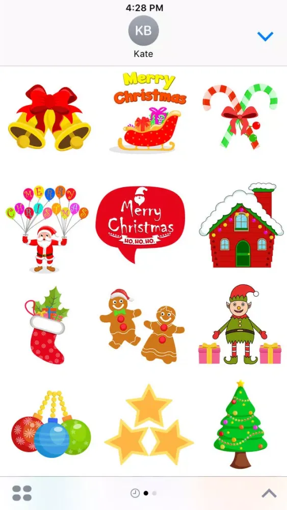 Capturas de pantalla de Christmas Celebration Stickers Pack