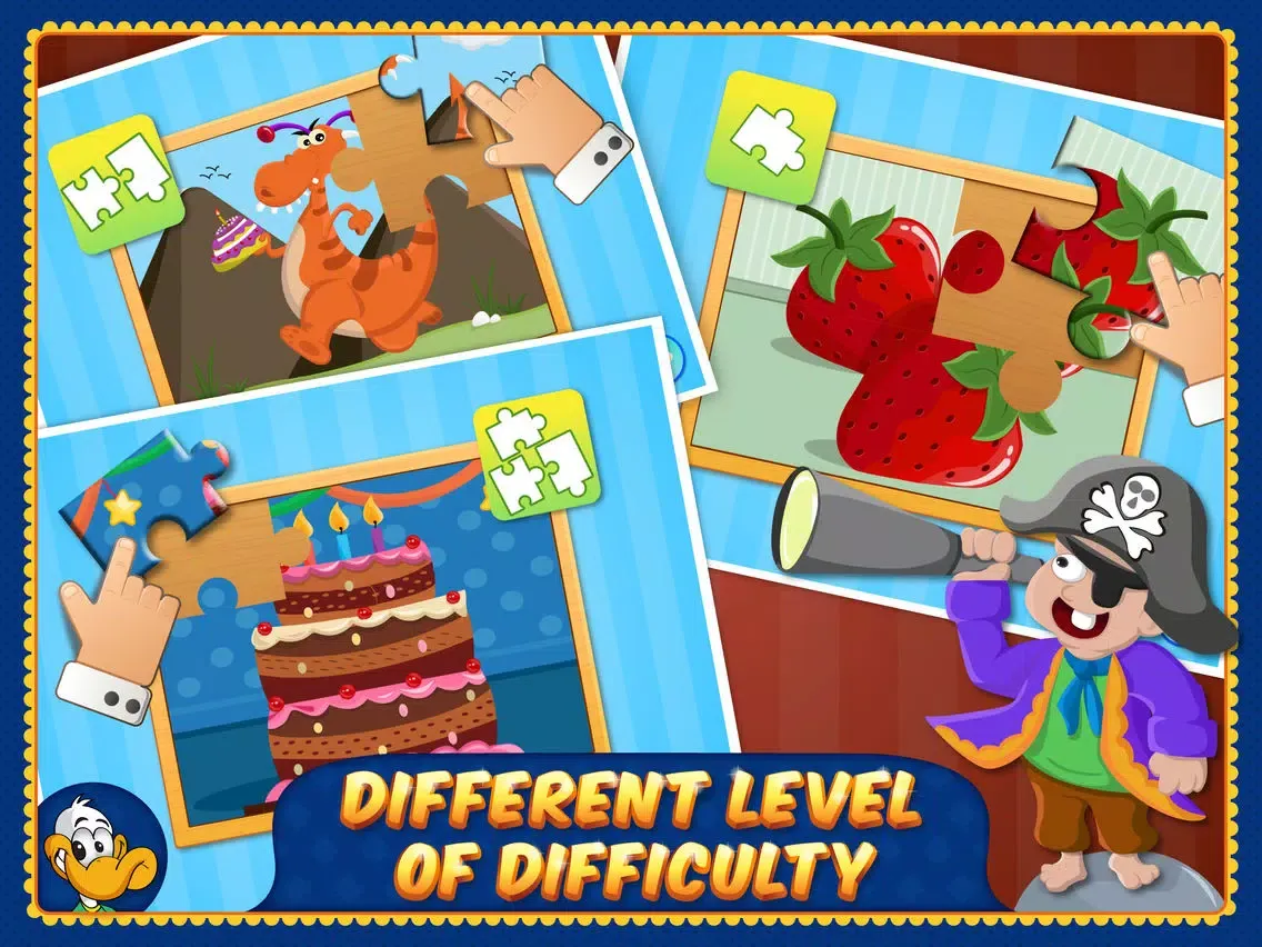 Jigsaw Bundle for Kids Free : Fun learning Puzzle game for Toddlers iPad  Screenshots