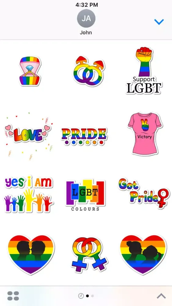 Be Yourself - LGBT Pride Emoji Stickers Screenshots