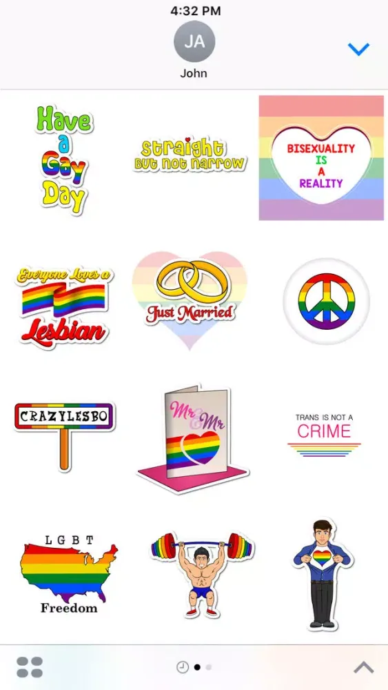 Be Yourself - LGBT Pride Emoji Stickers Screenshots