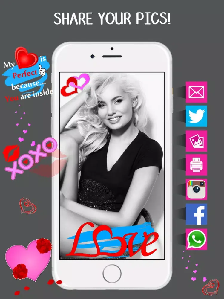 Love Quotes and Sayings! Flirty, Romantic Valentine messages for Teens and Adults iPad Screenshots