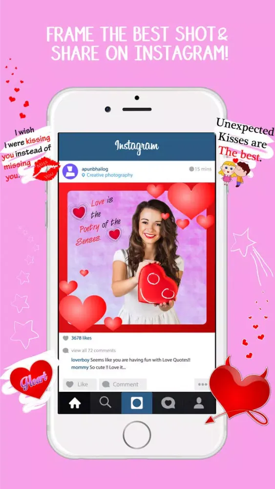 Love Quotes and Sayings! Flirty, Romantic Valentine messages for Teens and Adults Screenshots