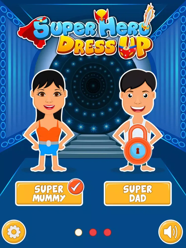 Capturas de pantalla de Super Hero Dress up Game Free iPad 