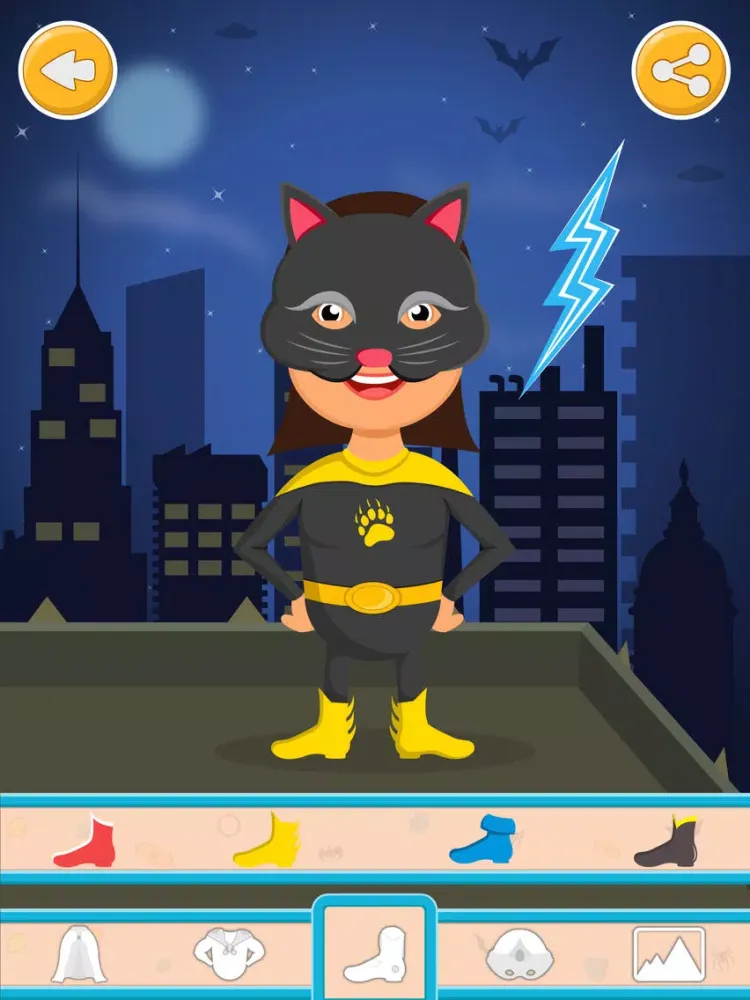 Capturas de pantalla de Super Hero Dress up Game Free iPad 