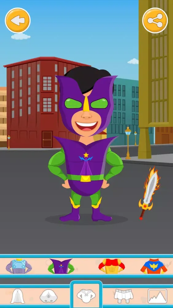 Capturas de pantalla de Super Hero Dress up Game Free