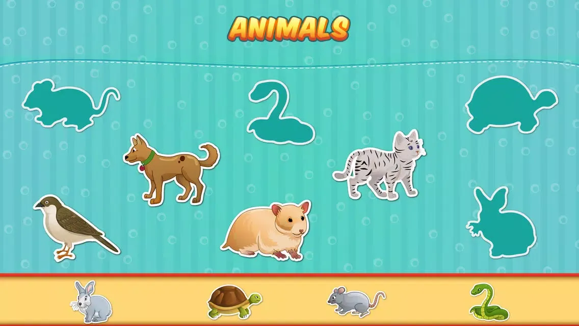 First Words Toddler Tap Learning Free : Learn & Match game for Kids スクリーンショット