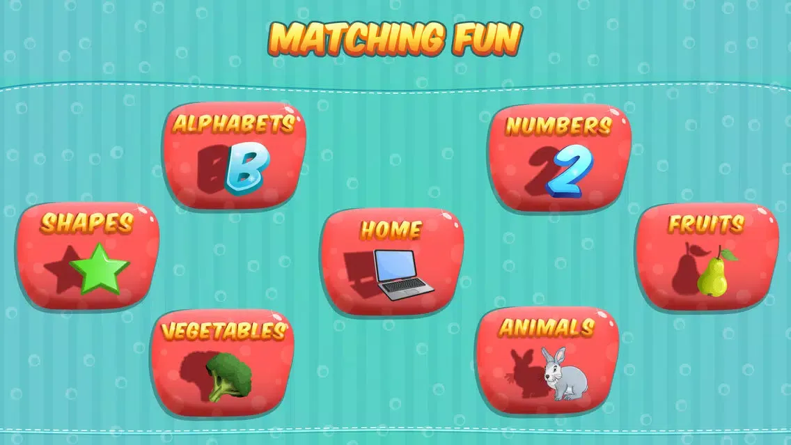 First Words Toddler Tap Learning Free : Learn & Match game for Kids スクリーンショット