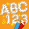 Anitrek Coloring - Alphabets & Numbers Colorbook