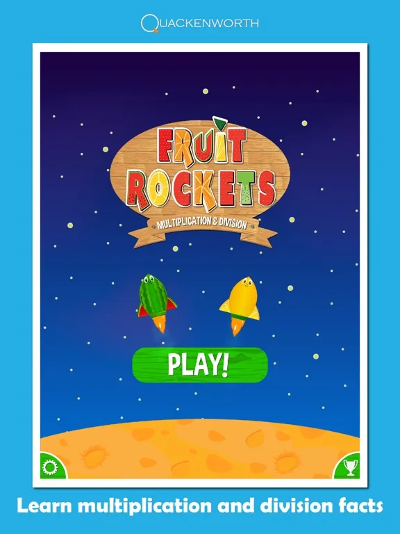 Captures d'écran de Fruit Rockets Multiplication iPad 