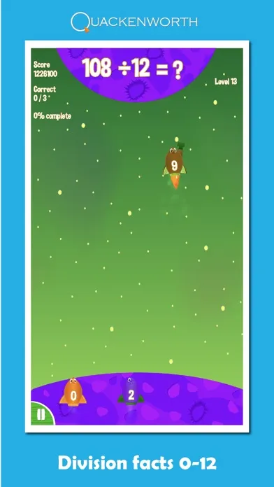 Captures d'écran de Fruit Rockets Multiplication