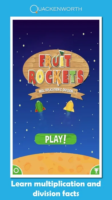 Captures d'écran de Fruit Rockets Multiplication