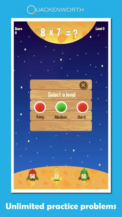Captures d'écran de Fruit Rockets Multiplication