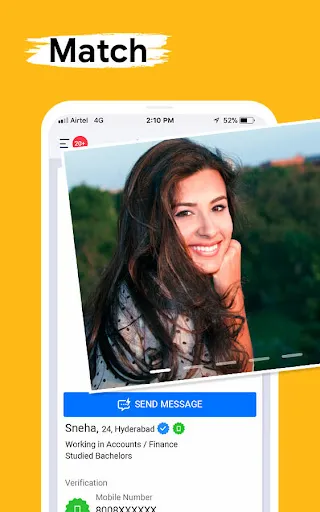 ภาพหน้าจอของ QuackQuack Dating App in India