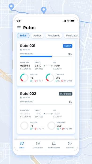 Driver App! Screenshots