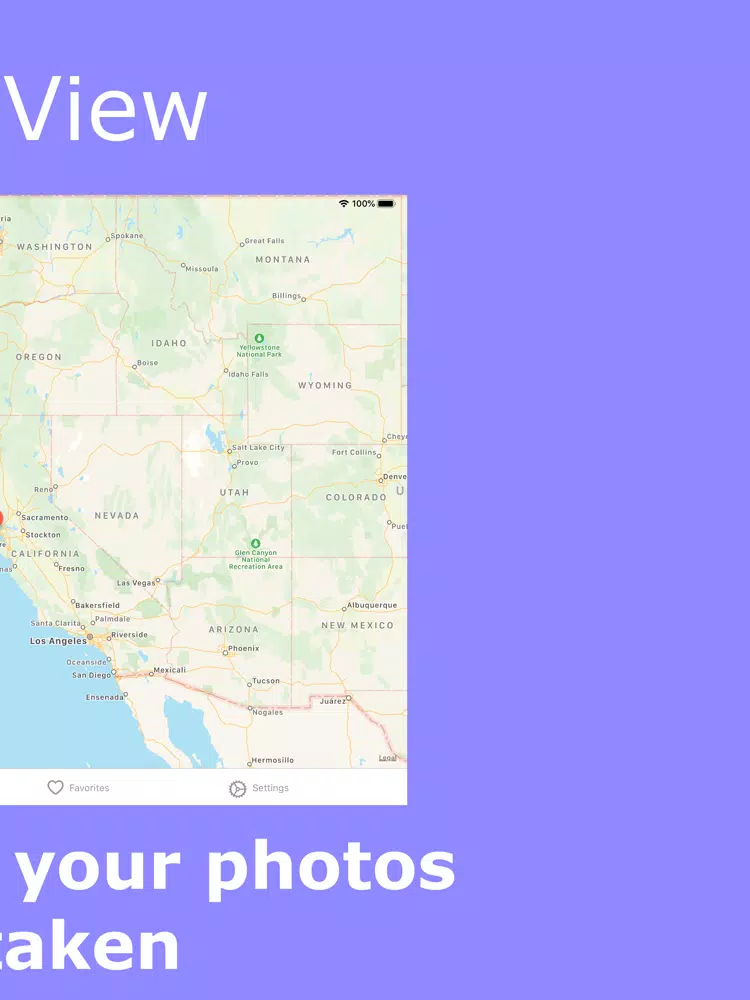 Ảnh chụp màn hình của Meta: EXIF Data Viewer iPad 