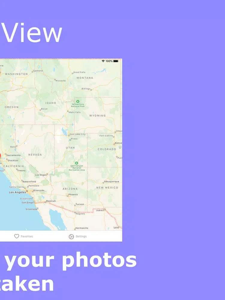 Tangkapan layar Meta: EXIF Data Viewer iPad 
