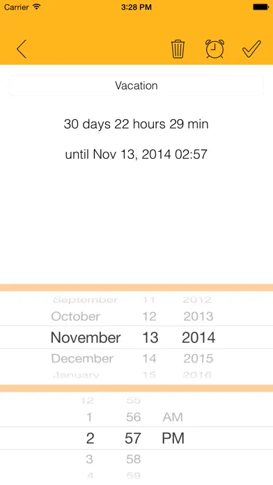 Capturas de tela do Days Until - Live Countdown
