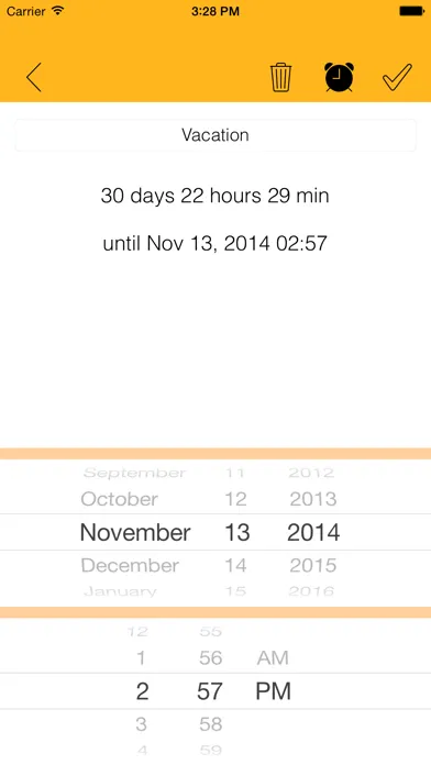 Capturas de tela do Days Until - Live Countdown