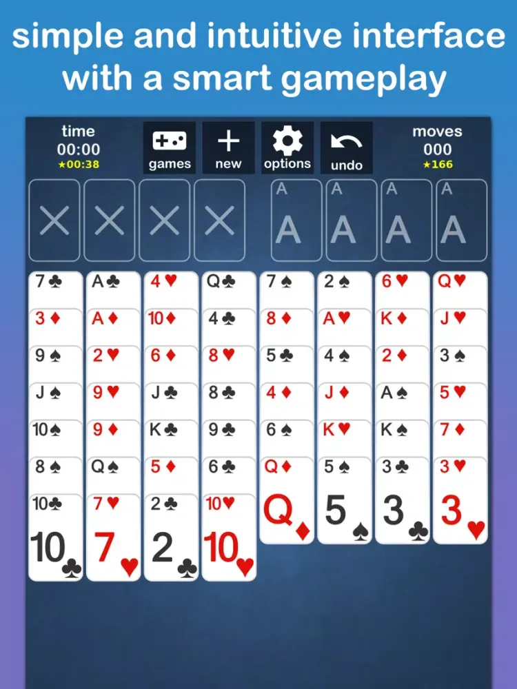 Ảnh chụp màn hình của Freecell Solitaire - iFreeCell iPad 