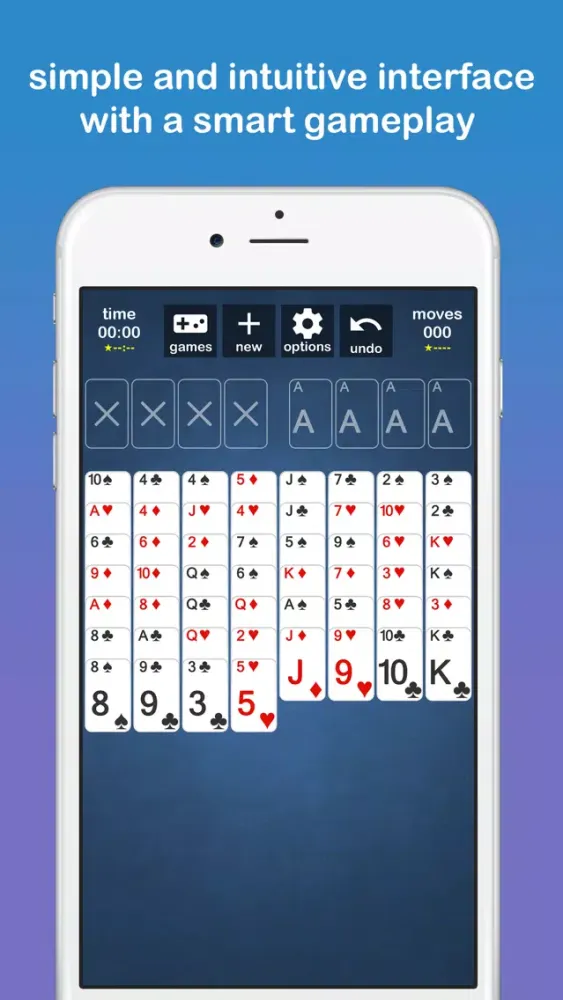 Ảnh chụp màn hình của Freecell Solitaire - iFreeCell