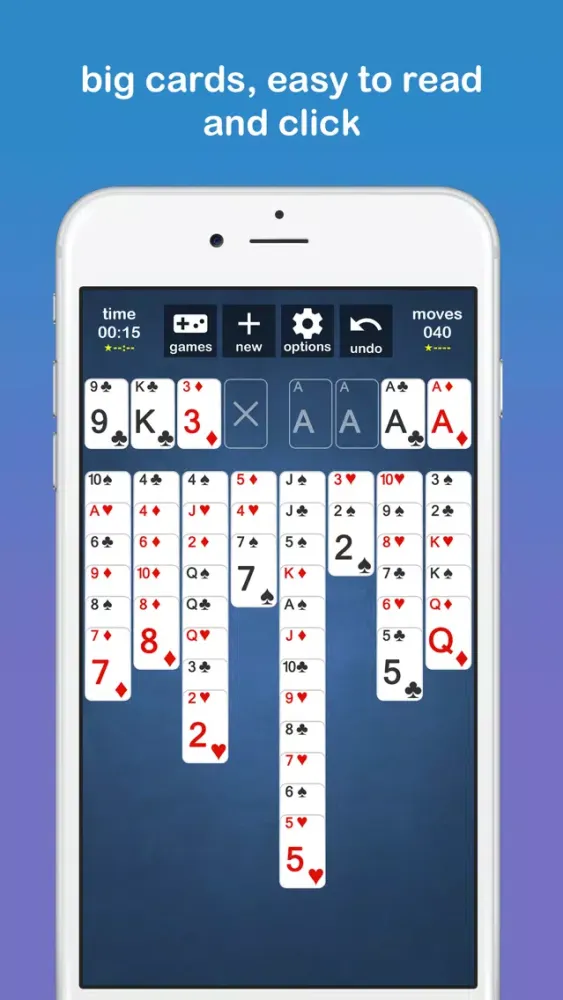 Ảnh chụp màn hình của Freecell Solitaire - iFreeCell