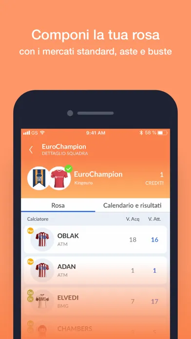 EuroLeghe Fantacalcio ® Screenshots