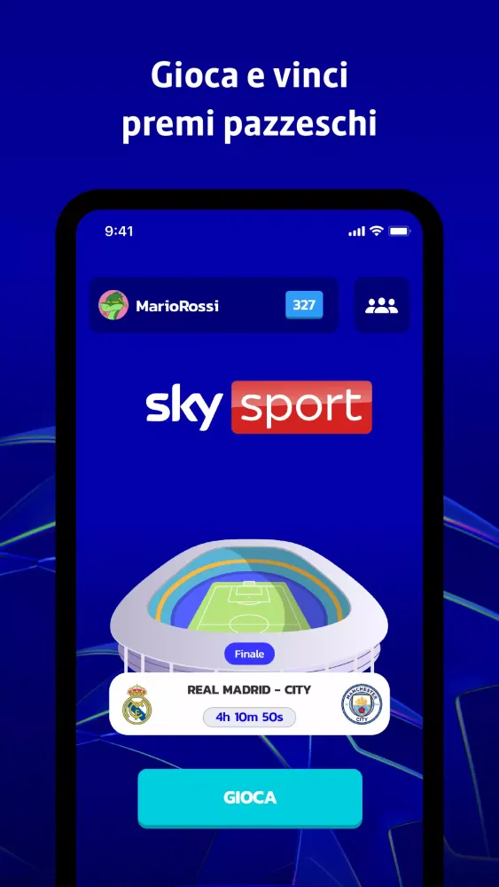 Screenshot di FantaChampions®