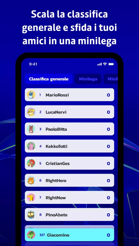 Screenshot di FantaChampions®