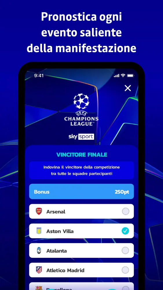 Screenshot di FantaChampions®